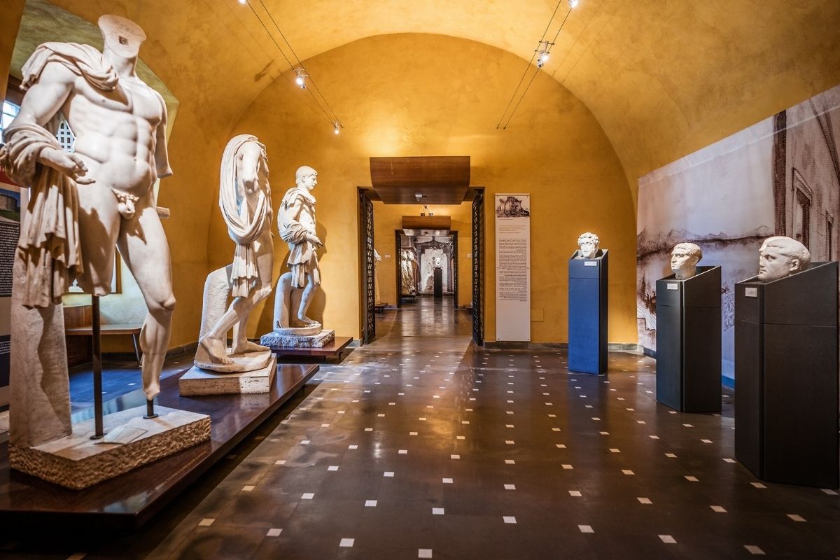 Interno del Museo Archeologico Nazionale di Castrovillari.