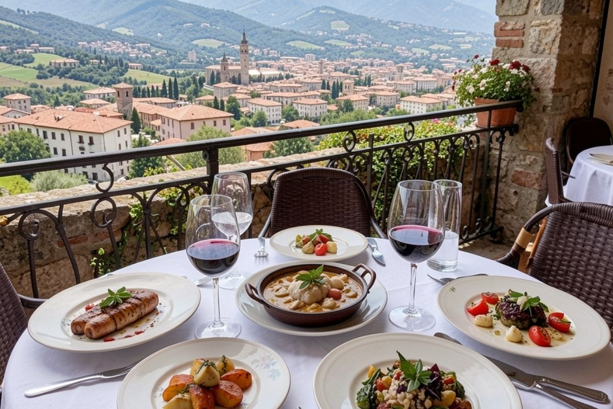 Ristorante con vista panoramica su Altomonte e piatti tipici