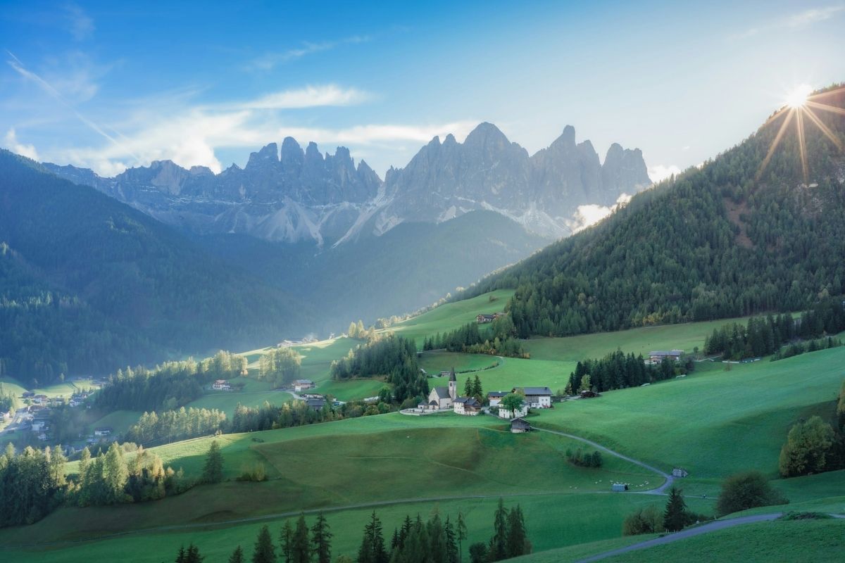 Panorama di Castrovillari con le montagne sullo sfondo
